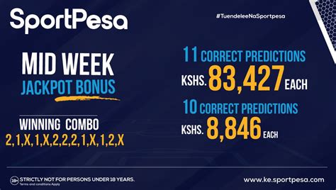 Sportpesa Midweek Jackpot Result, Winners and .
